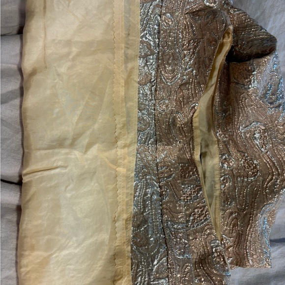 Rochas Swan brocade metallic silk Top - Picture 12 of 12